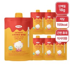 있나요 7일 플랜 맛있는 식사대용 휴대용 다이어트 단백질 쉐이크 파우치 스트로베리 블로썸맛, 40g, 7개