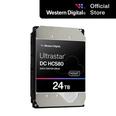 공식유통사 WD ULTRASTAR 24TB 울트라스타 DC HC580 WUH722424ALE6L4 5년보증 SATA