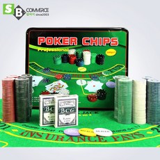 카지노칩 포커칩 철케이스 500P 세트 홀덤 보드게임