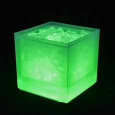 아이스버켓 아이스바켓 아이스 바스켓 양주 얼음통 와인 칠러 위스키 얼음 LED 양동 바, 사이즈, 1개