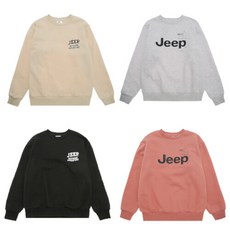 지프 jeep[지프] (공용) 겨울 기모 맨투맨 티셔츠 2종 택 1
