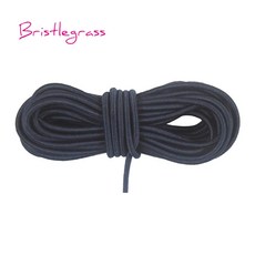 탄성BRISTLEGRASS-5 야드 2.5mm 솔리드 라운드 탄성 코드 고무 밴드 스트레치 스트링 바느질 트림 헤어 타