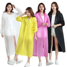 여성우비생활방수레인코트