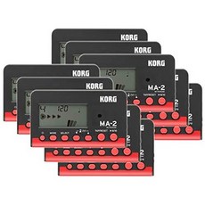 KORG (코르그) [사기] KORG 코르그 - 메트로놈 MA-2 블랙 amp; 레드 MA-2-BKRD 10 개 세트, One Color_One Size, One Color, 상세 설명 참조0