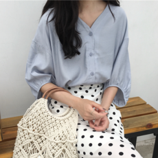 아일렛블라우스
