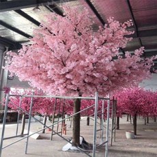 [대형]조화 디오라마벚꽃나무 대형 인조 사쿠라 인테리어 벗꽃조화 매장 가게 장식, 높이2.5미터너비2미터