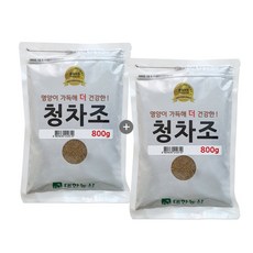 대한농산 국내산 청차조 1.6kg(800gx2봉), 1세트, 1.6kg