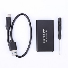 미니 SSD 케이스 mSATA-USB 3.1 하드 드라이브 mSATA USB 3.0 어댑터 30*30/50 디스크용 외장 스테이트, 한개옵션1, 01 mSATA to USB3.1