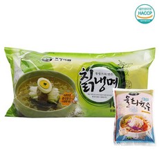 [명家면옥] 물회육수 칡냉면10인분 (칡면2kg+물회육수10팩), 단품