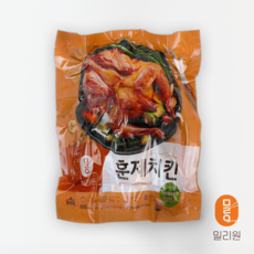 [밀리원] 간편식 훈제치킨 스모크 통닭 (600g) 캠핑 안주