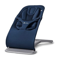 Ergobaby Ergo 베이비 evolve 바운서 미드 나이트 블루 FTEGEVLBNCMIDBLU, 미드나잇 블루