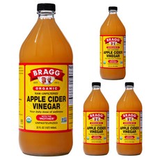 브래그 사과 식초 애플사이다 비니거 946ml 4개 BRAGG 애사비