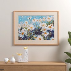 명화그리기 그림 캔버스 40x50 키트 데이지, 단품
