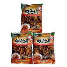 바이오마켓_반찬단지 연근조림반찬 1kg, 3개