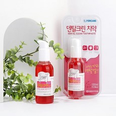 강아지 고양이 바르는치약 양치거부 편한양치 맛있어 생활용품 필수템 건강, 1개, 100ml - 애견치약