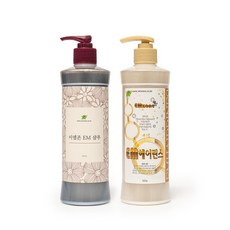 한방 EM 샴푸 린스 세트 탈모방지 임산부샴푸 두피케어, 2개, 500g