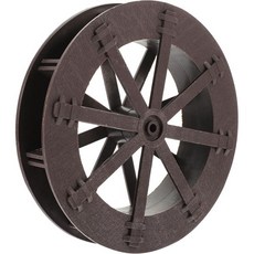 VOSAREA Fountain Water Wheel Decor Tabletop Wood Feng Shui Sculpture for Fish Tank Bonsai Micro La, VOSAREA Fountain Water Wheel D