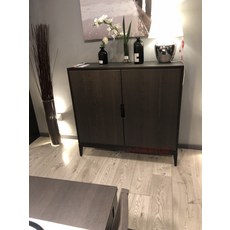 IKEA 실내 국내 라이키치 탐구함 궤짝 브라운 식탁의 가장자리 장식장 주방 키친 수납, 브라운 더블도어