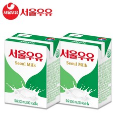 서울우유 멸균우유 200mlx48팩 우유, 200ml, 48개