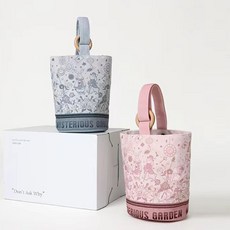 고리 캔버스백 손목가방 에코토트백 미니 에코백