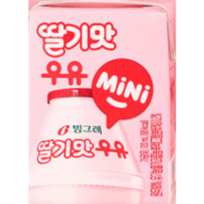 빙그레 딸기맛우유 미니 24팩, 120ml, 504개