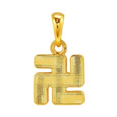 만자펜던트순금