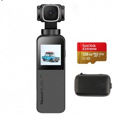 Snoppa Vmate 3축 짐벌카메라 4K 비디오카메라 128GB세트 4K/60fps 고화질 손떨림보정 터치패널 WiFi로 휴대폰과접, 단일상품