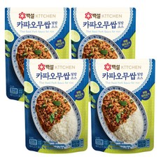 백설 카파오무쌉덮밥소스, 150g, 4개