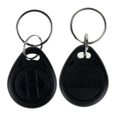 EM4100 125khz ID Keyfob RFID 태그 10 개 llaveros Porta Chave 카드 스티커 열쇠 고리 토큰 링 근접 칩