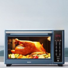 전기오븐 겸용 에어프라이어 38L 생선구이 바베큐 제빵 멀티 레인지, A. 그레이블루