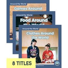 Around the World (Set of 8) Library Binding, Little Blue Readers