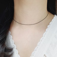 블랙체인목걸이