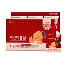 종근당 어린이홍삼 20ml x 90포 우리아이 면역 기억력 체력증진 도움 홍삼, 90정, 90개