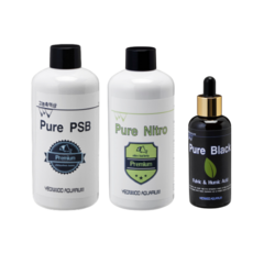 Pure Activ SET 상품 (PSB Nitro Black) 초기 물잡이 환수 물관리 / 박테리아 활성제 세트 상품, 1개