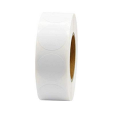 원형 칼라 스티커 8색 2.5cm /1000ps, 1개, 화이트/1000P