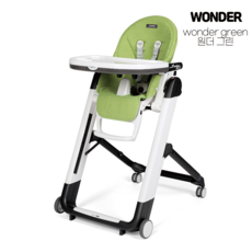 [뻬그뻬레고] 씨에스타 팔로우미 유아 아기 식탁의자 하이체어 - 원더 시리즈, 원더그린