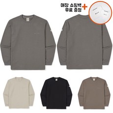 [백화점신상판/AS가능] 스노우피크 베이직 로고 긴팔 티셔츠 남성 남자 ppJ 다크 카키 코코아 블랙 베이지 S24FMFTL10