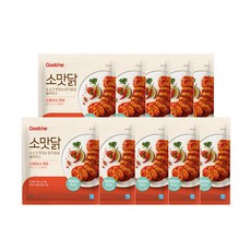 굽네 소스가 맛있는 닭가슴살 슬라이스 스파이시 커리 120g, 10개