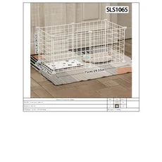 애완 동물 울타리 개 케이지 실내 소형 및 중형 격리 문 개집 배플 가드 레일 조합, 03 SLS1065