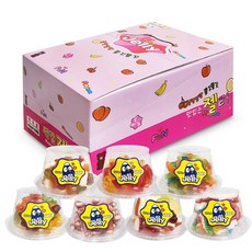 말랑말랑 픽컵 젤리 믹스 어린이 간식 베어젤리 지렁이, 100g, 12개, 랜덤발송