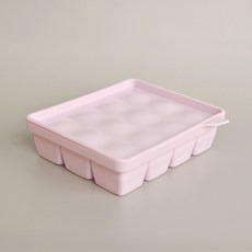 퍼펙션 실리콘 이유식 멀티 큐브, 12구(라벤더) 불투명뚜껑, 240ml, 1개