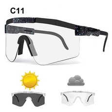 NEWBOLER 2022 Photochromic Cycling Glasses 자전거 브랜드 뉴 스포츠 선글라스 남자 여자 Mtb 자전거 안경 사이클링 안경, C11