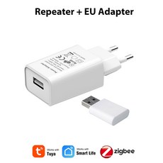 Tuya-ZigBee 3.0 스마트 라이프 신호 리피터 USB 익스텐더 ZigBee 2MQTT 장치 메쉬 홈 어시스턴트 Deconz 자동화, 02 EU ZigBee Repeater, 1개