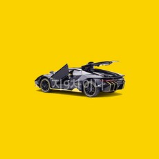 지9차이나 시뮬레이션 람보르기니 LP770-4 스포츠카 모델, 옐로우