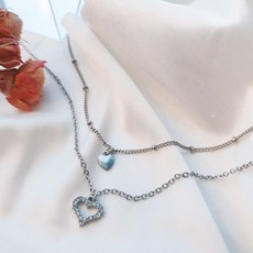 미니큐빅목걸이