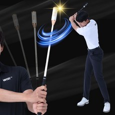 Montheria 골프스윙연습기 골프연습도구 골프스윙연습 C395-222 Black 1개 상품 이미지