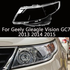 Geely Gleagle Vision GC7 2013 2014 헤드라이트 커버 헤드램프 투명 갓 플렉시 글라스 렌즈 교체, [02] 1 pcs Left, 1개