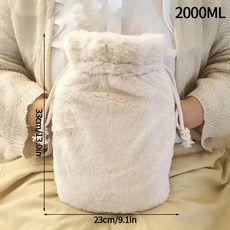 대용량 물주머니 핸드 워머 안전하고 궁전 가방 지속 온수 물병, 1개, 7.S17 Water Bag