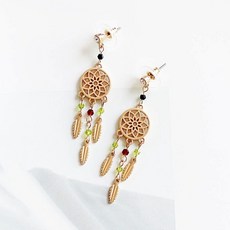 순금무광귀걸이