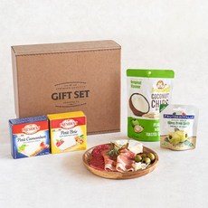 산줄리아노 치즈플래터 2호 선물세트 (치즈 하몽 올리브) 와인안주, 1개, 460g